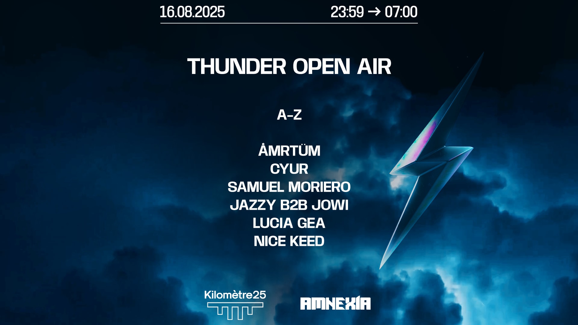 Thunder : Jazzy, Nice Keed, Åmrtüm, Cyur, Lucia Gea Cover