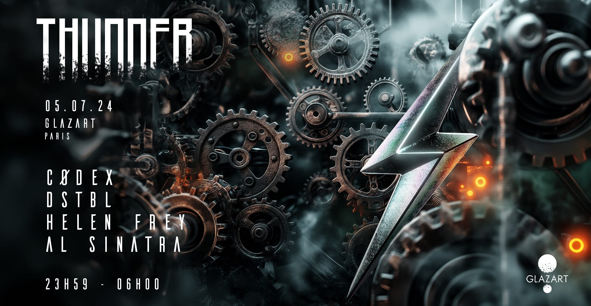 Thunder X Glazart : Cødex, Dstbl, Helen Frey, Al Sinatra Cover