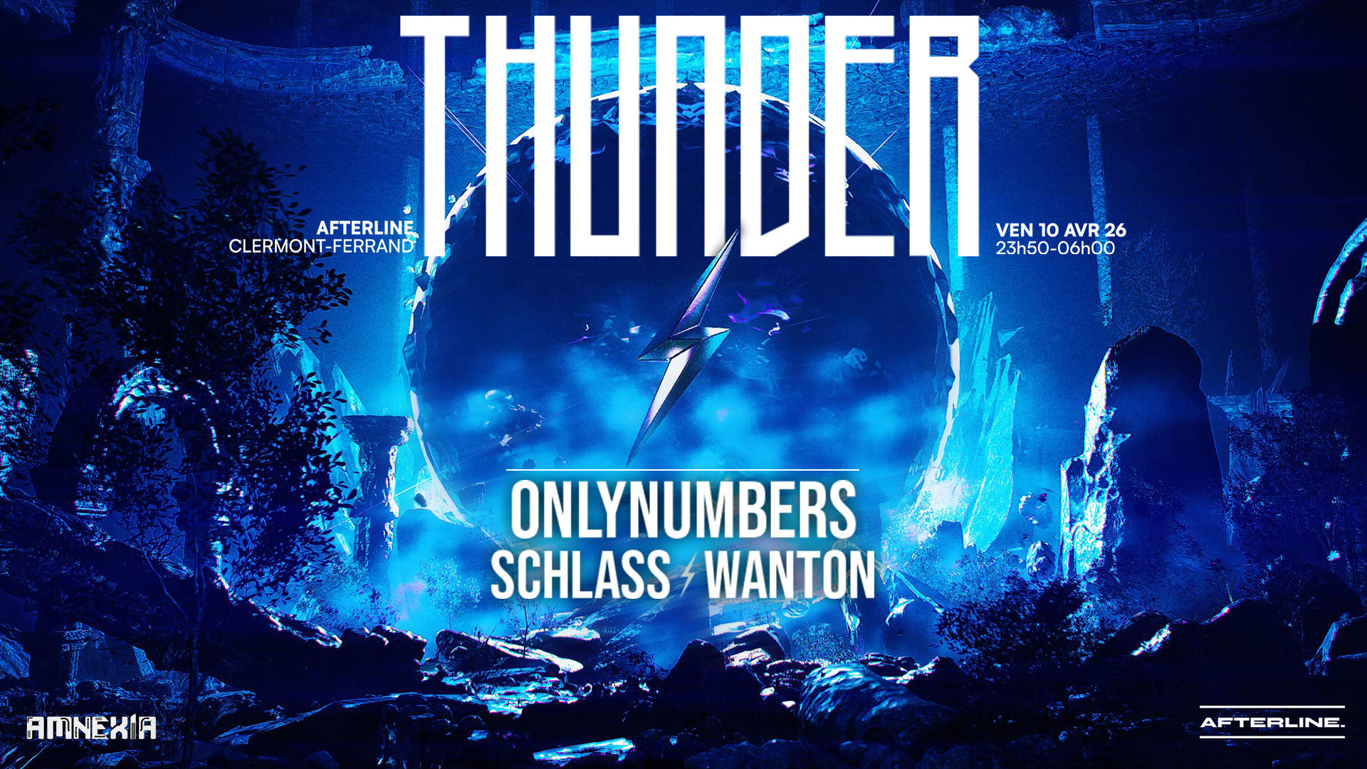 Thunder X Afterline : Onlynumbers + Schlass + Wanton Cover
