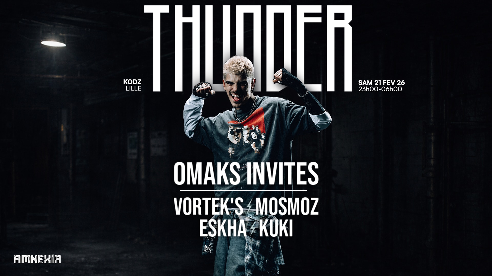 Kodz X Thunder : Omaks Invites Cover