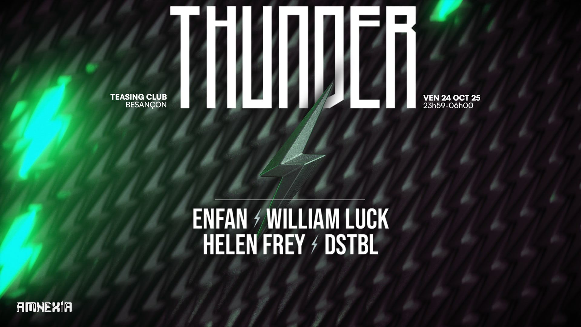 Thunder X Le Teasing Club : William Luck, Enfan, Helen Frey Cover