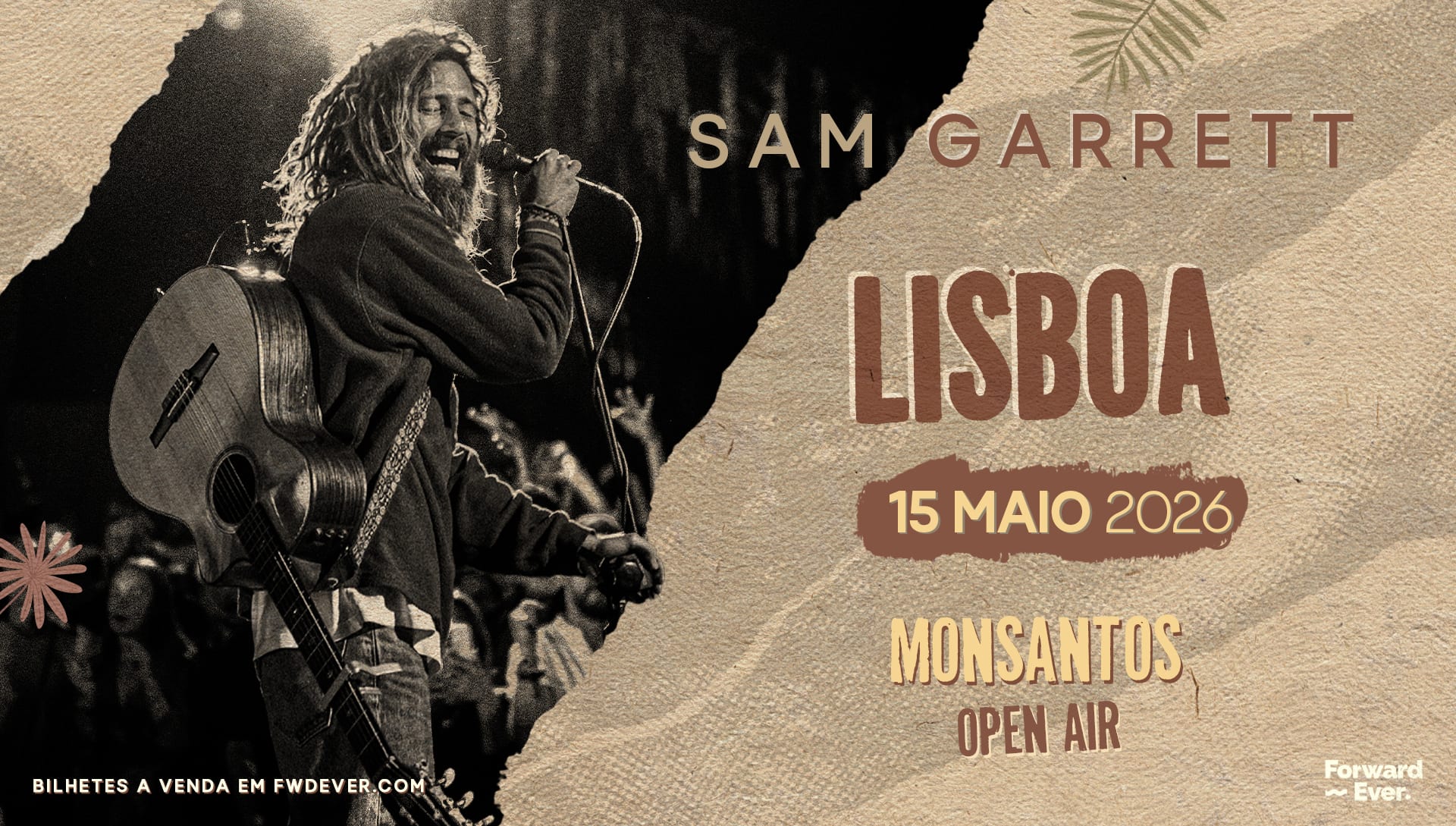 Sam Garrett @ Monsantos Open Air - Lisboa Cover