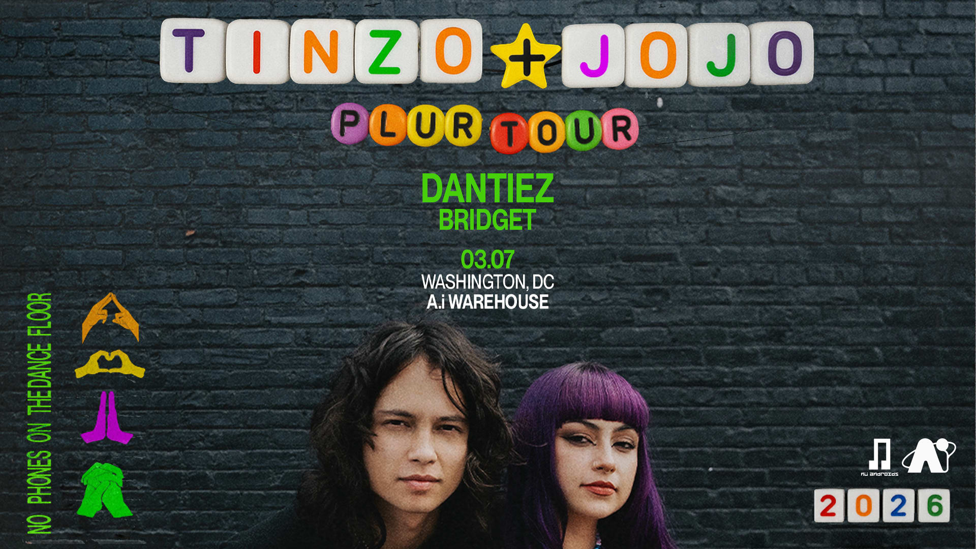 Tinzo & Jojo - Plur Tour Cover