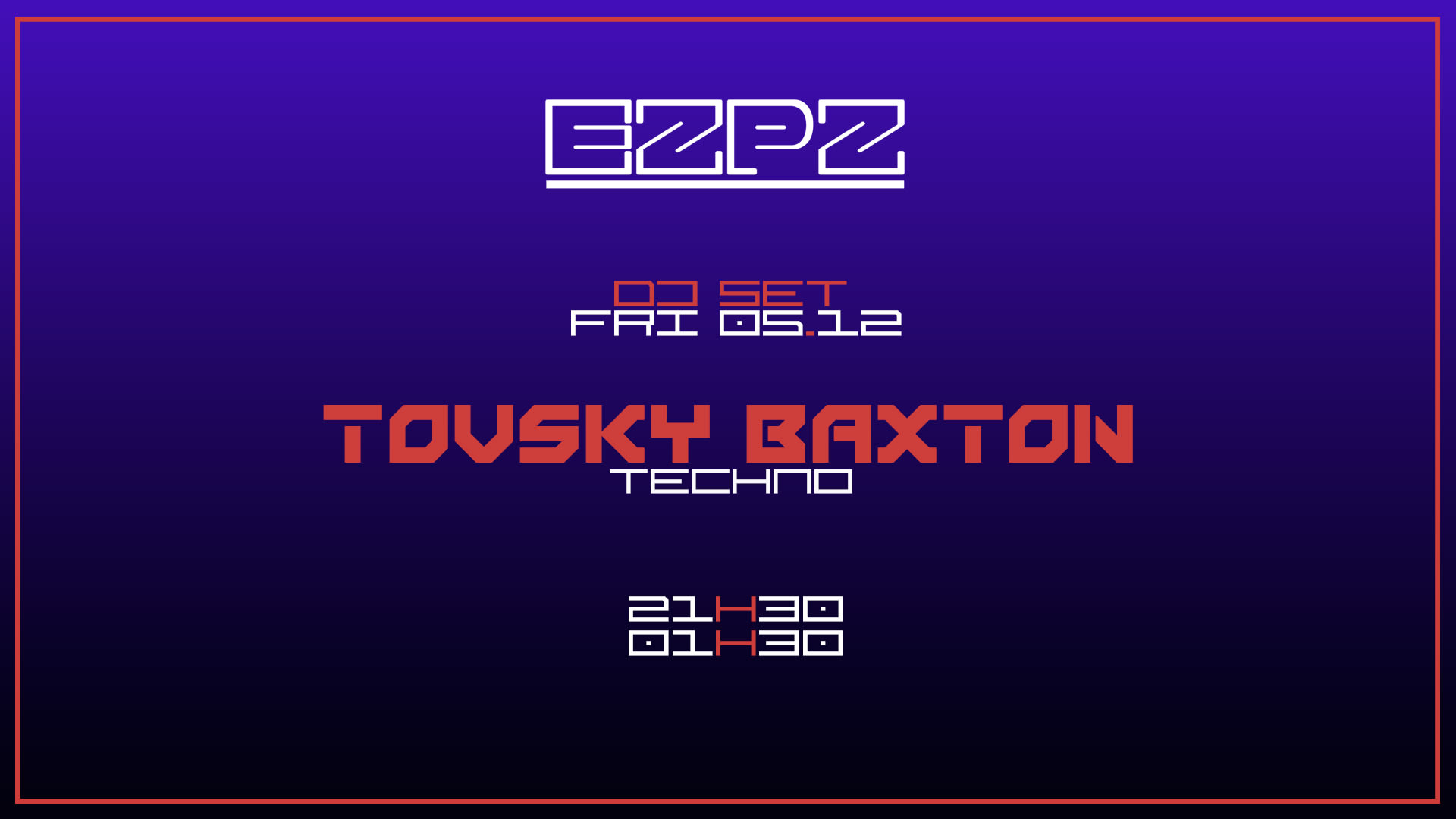 Tovsky Baxton @ Ezpz Cover