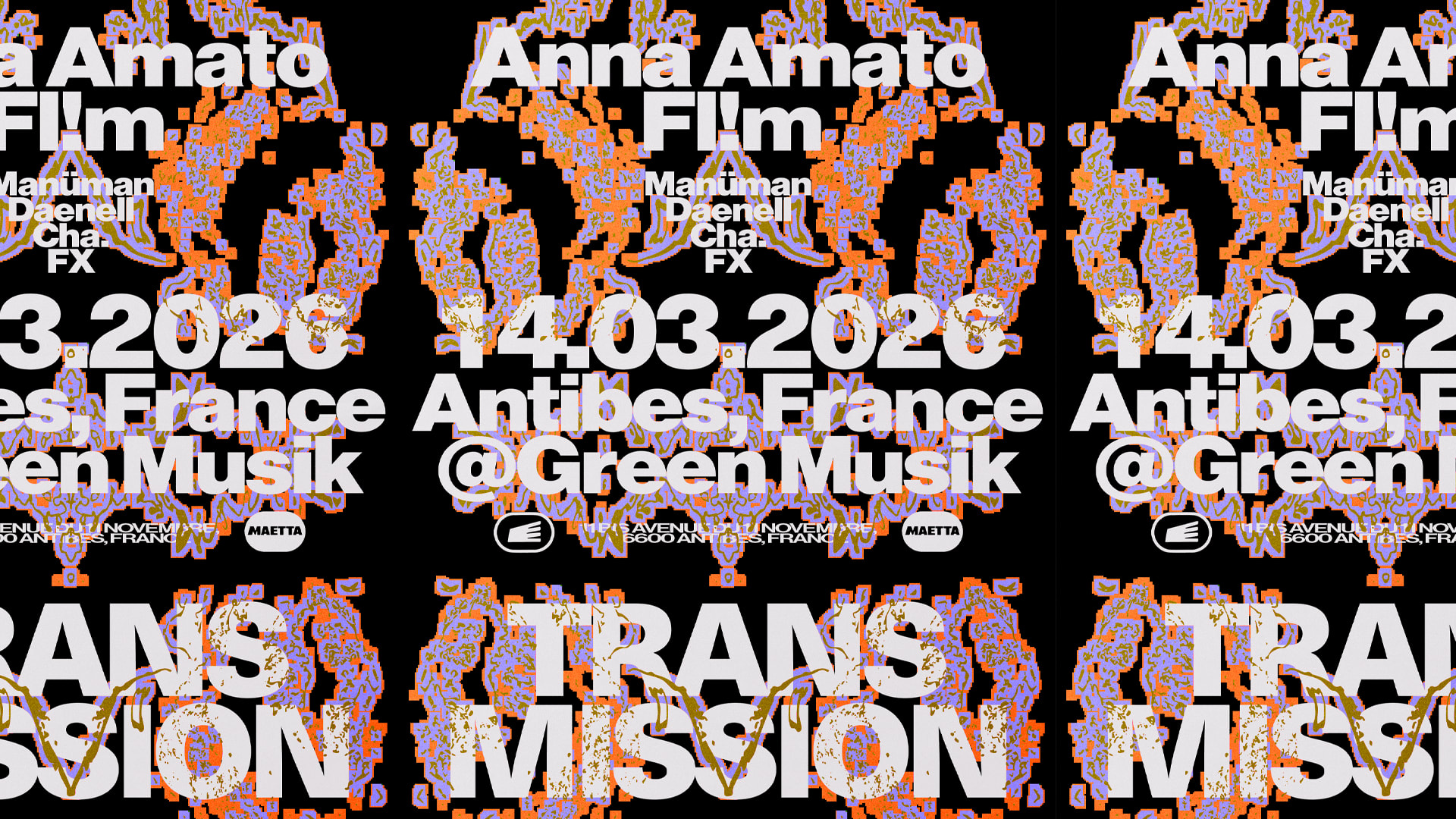 Transmission - Anna Amato . Fl!M . Manuman . Cha . Daenell Cover