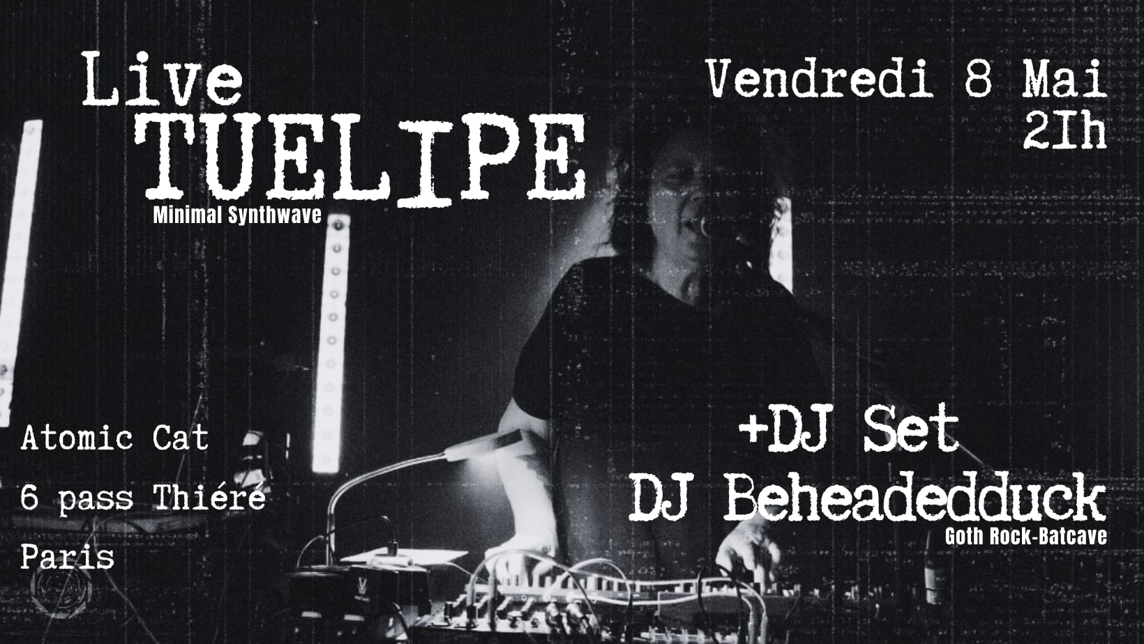 Live Tuelipe + Dj Set Beheadedduck Cover