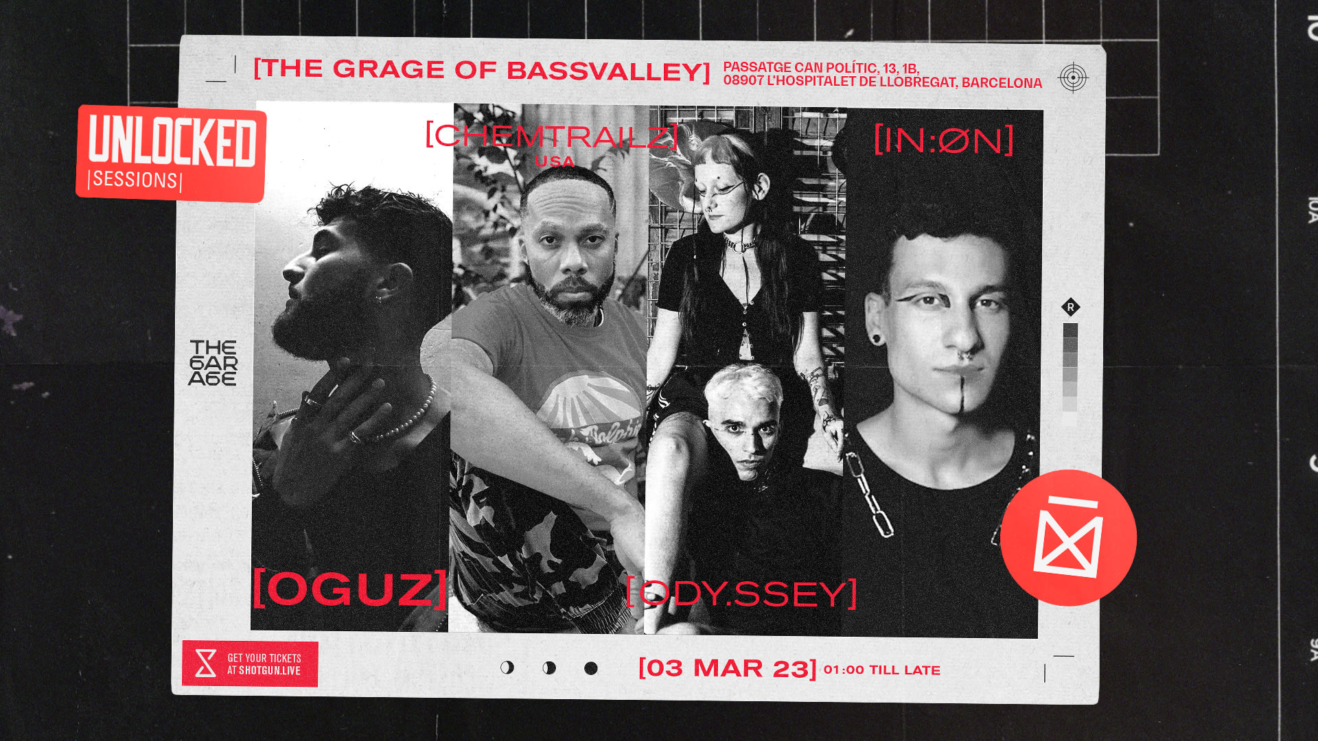 Unlocked Sess. Oguz, Chemtrailz (Usa), Ody.Ssey Cover