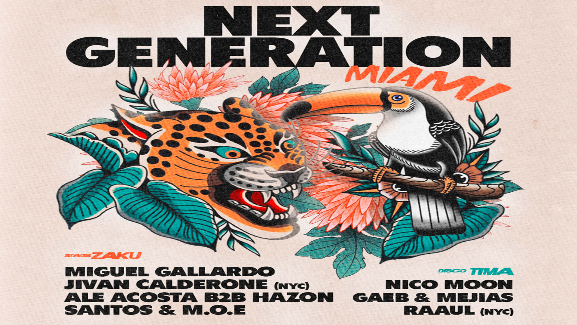 Tamed Presents: Next Generation Miami Cover