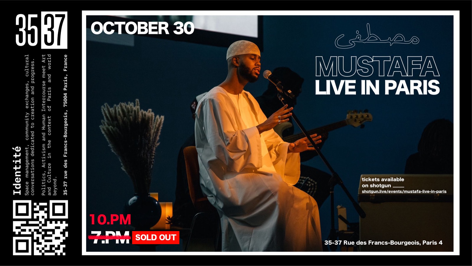 Mustafa - Live In Paris Cover