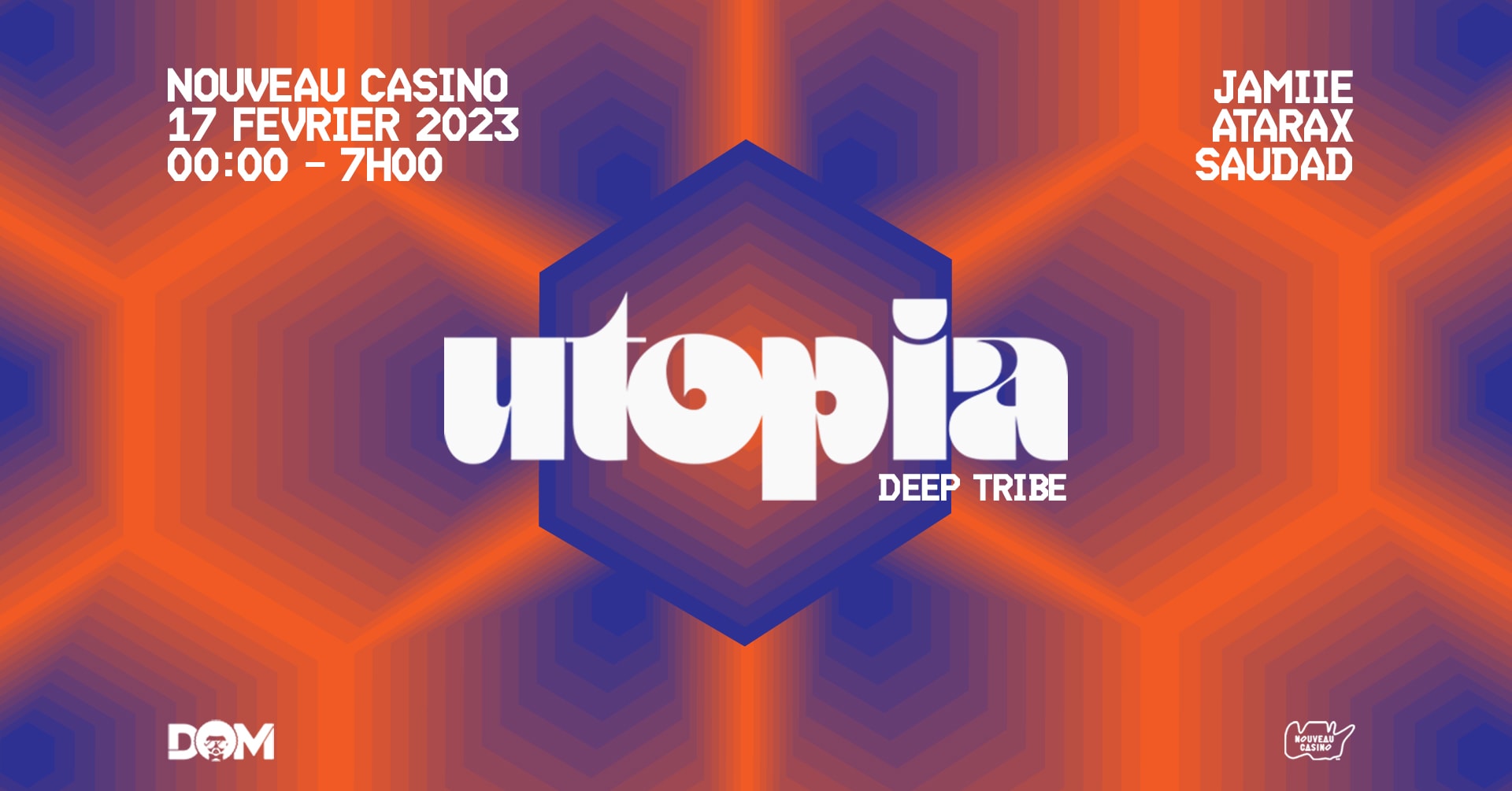 Utopia: Deep Tribe W/ Jamiie, Atarax & Saùdad Cover