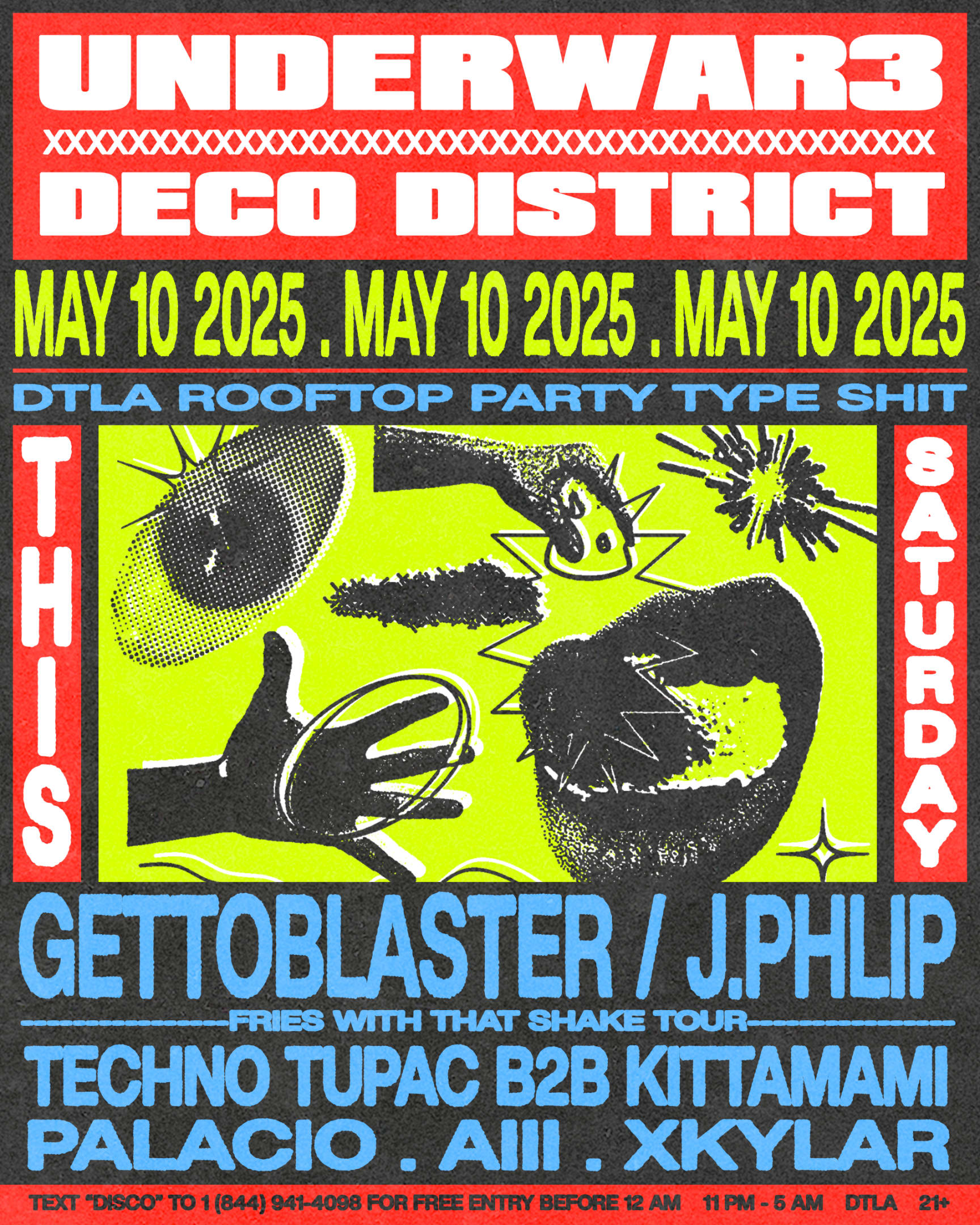 Deco District: Gettoblaster J.Phlip Techno Tupac Kittamami Cover