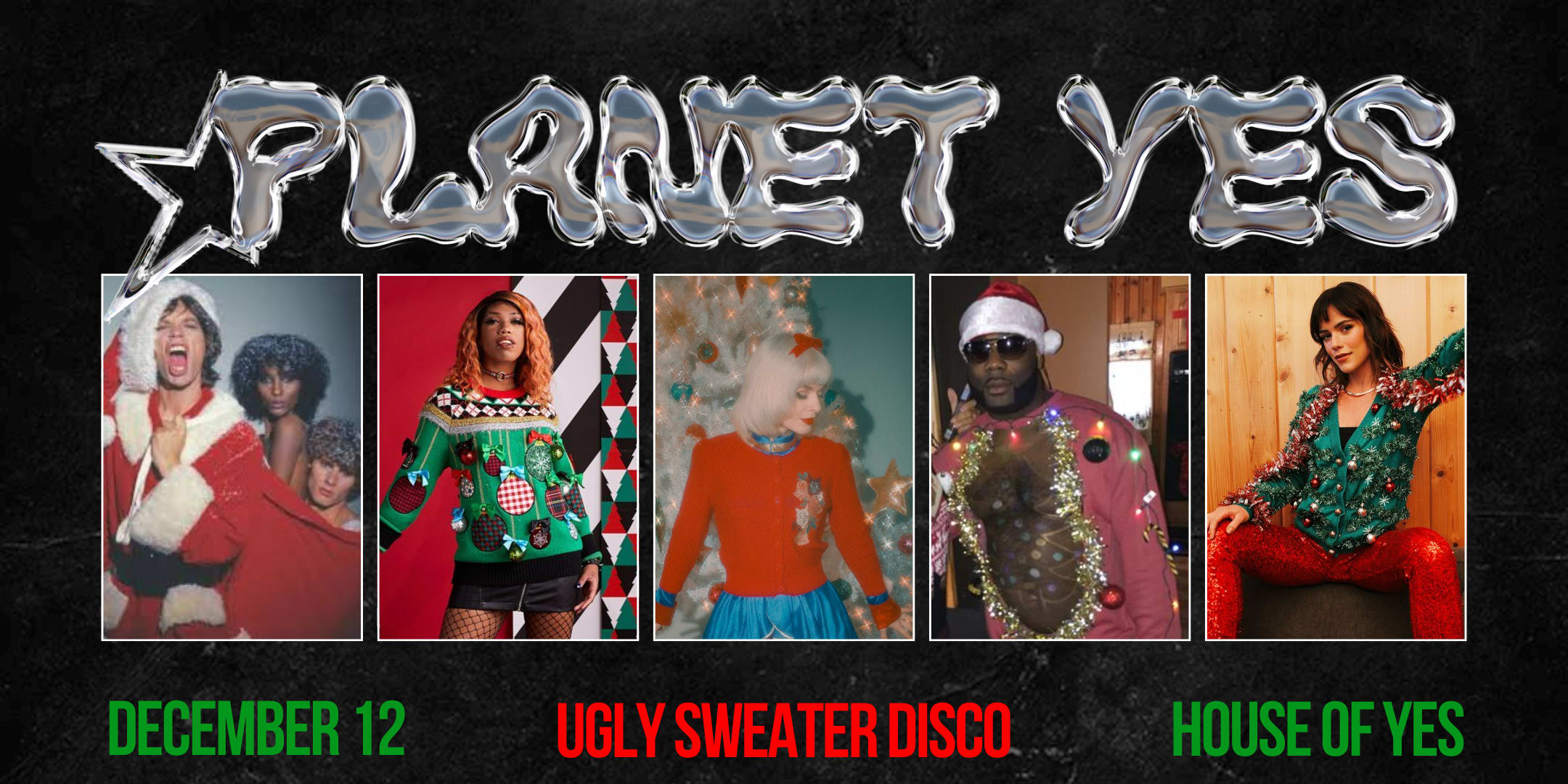 Planet Yes · Ugly Sweater Disco · Joey With The Mustache Cover
