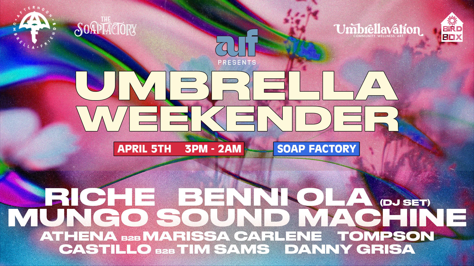 Umbrella Weekender X Closing Party Cover