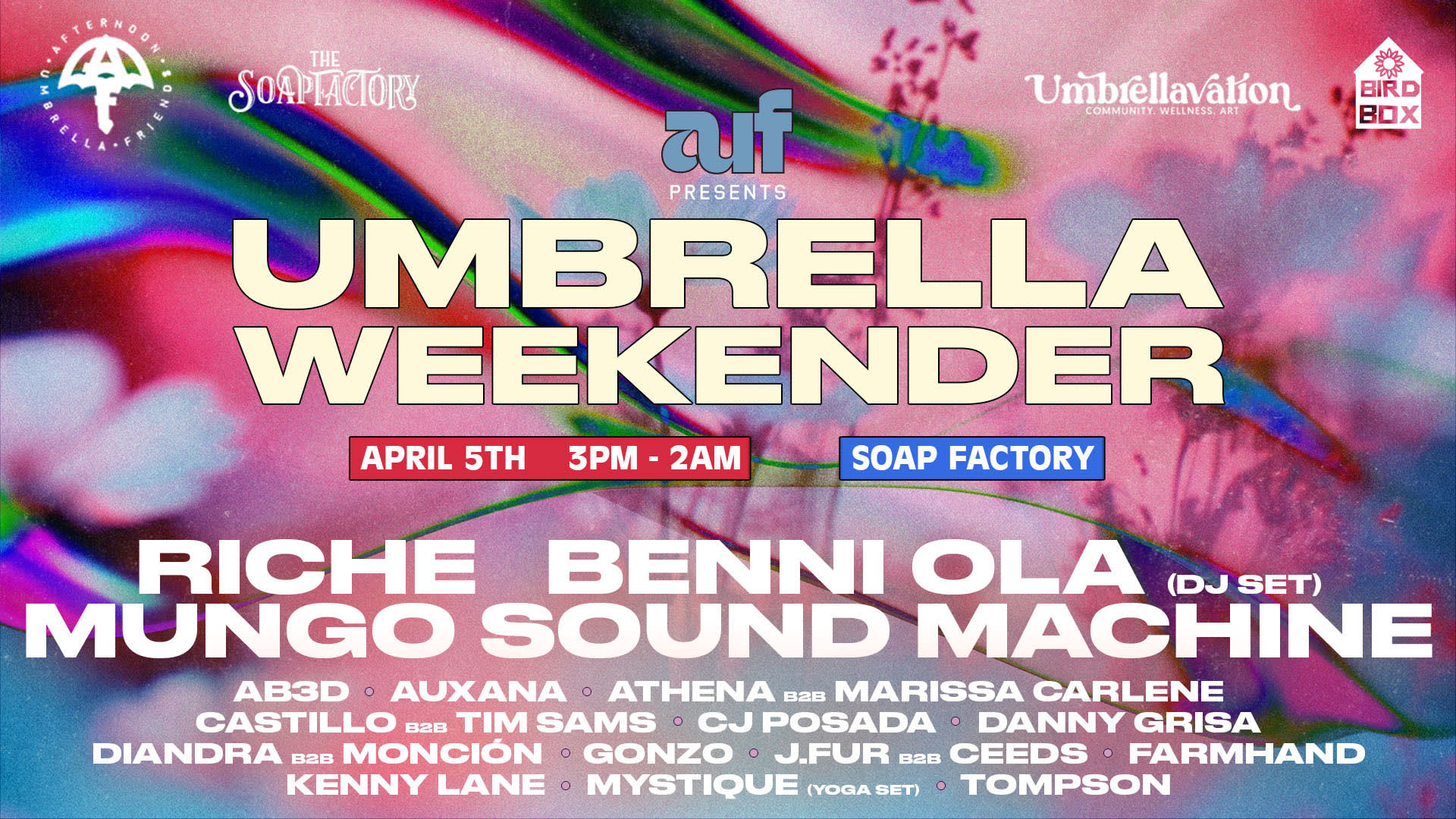 Umbrella Weekender X Closing Party Cover
