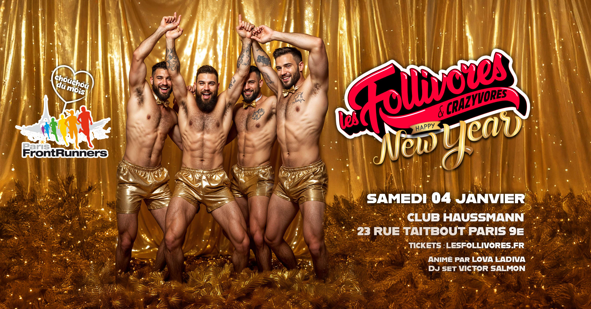 Les Follivores New Year Cover