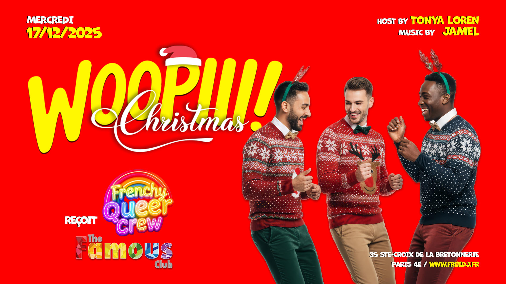 Woopiii Christmas Avec Frenchy Queer Crew Et The Famous Club Cover