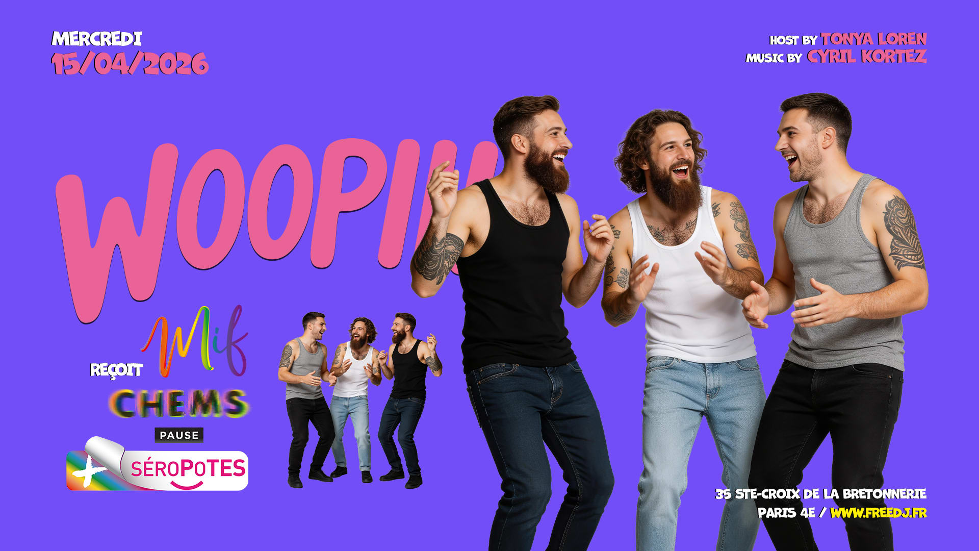 Woopiii Reçoit Mif, Chems Pause & Séropotes Cover