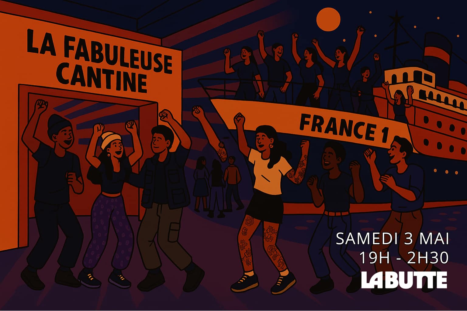 Marée Haute France 1 & La Fabuleuse Cantine - La Butte Cover