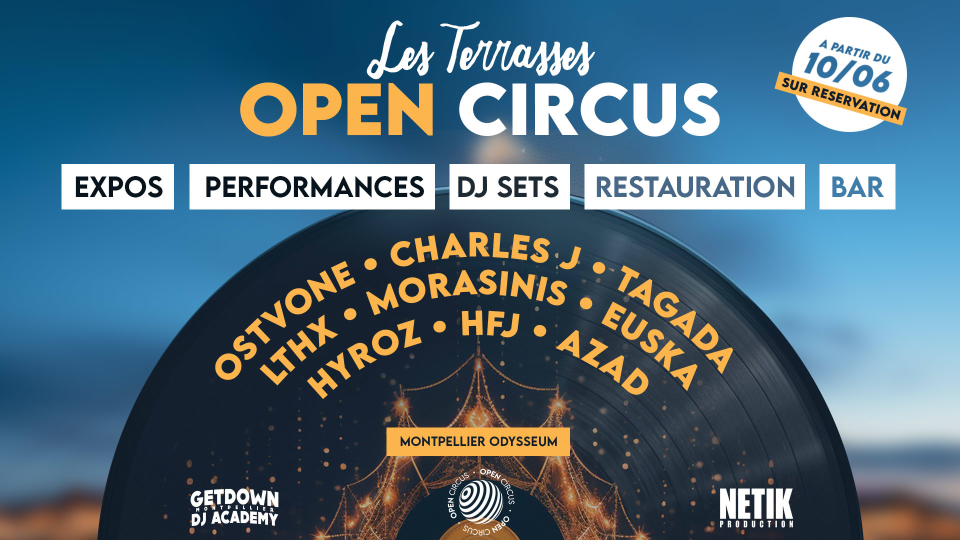 Open Circus Montpellier : Dj Sets, Expos, Arts Numériques... Cover