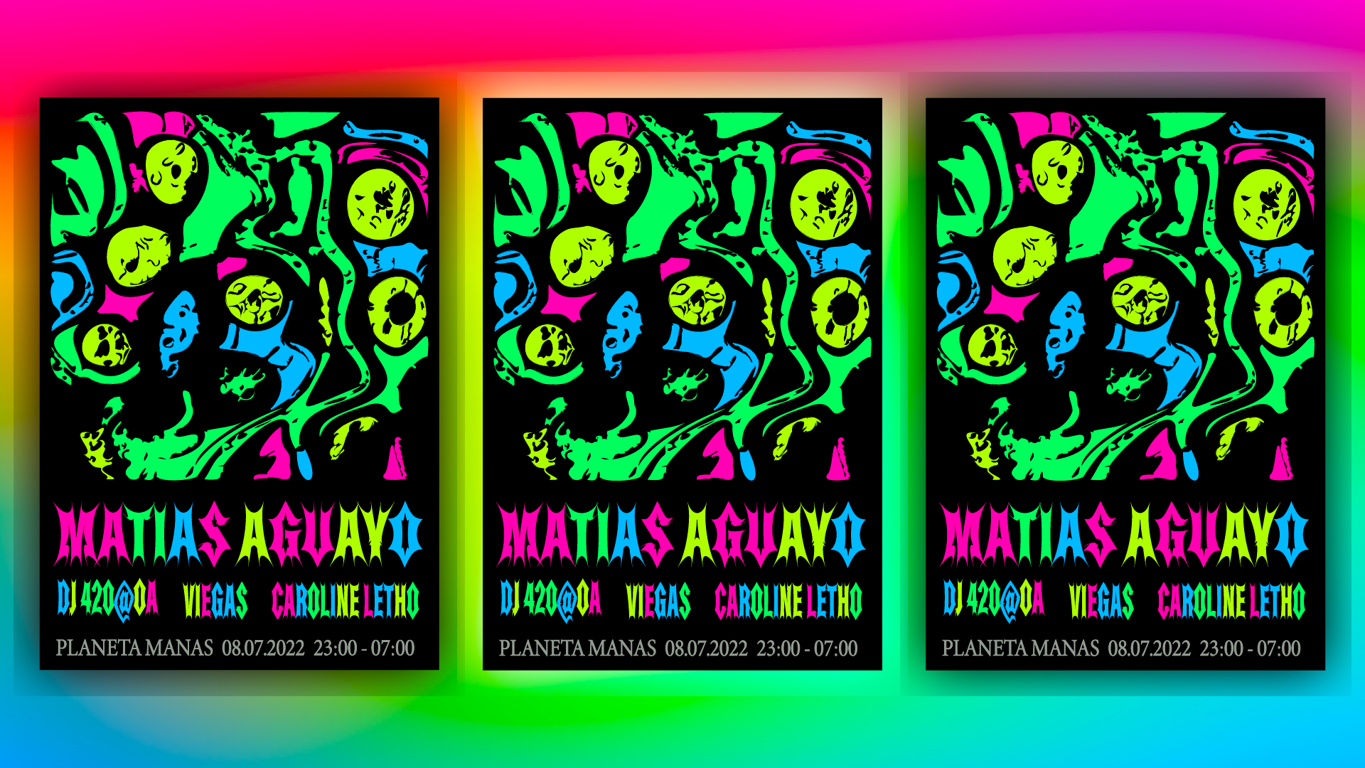 Matias Aguayo, Viegas, Caroline Lethô, Dj 420@Ôa Cover