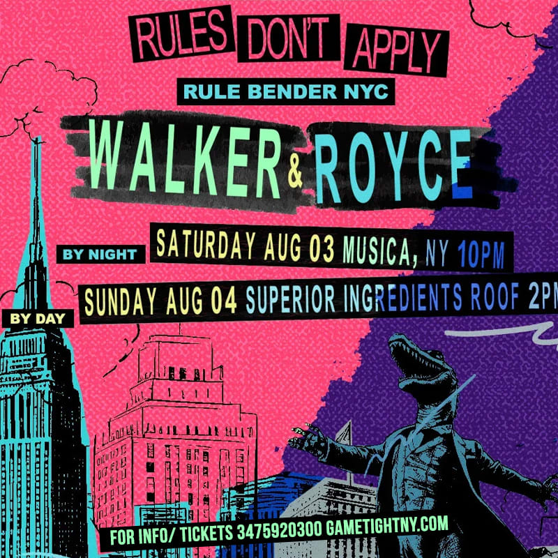 Walker & Royce Live At Musica Nyc 2024 Cover