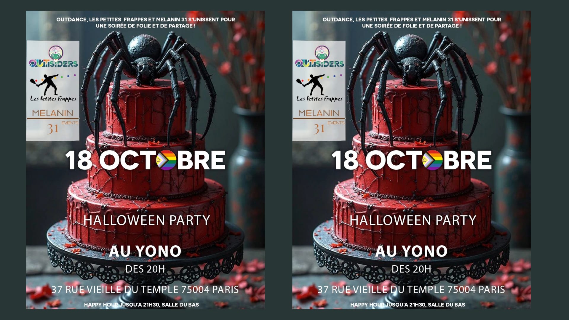 Halloween Party Melanin 31 & Outdance - Les Petites Frappes Cover