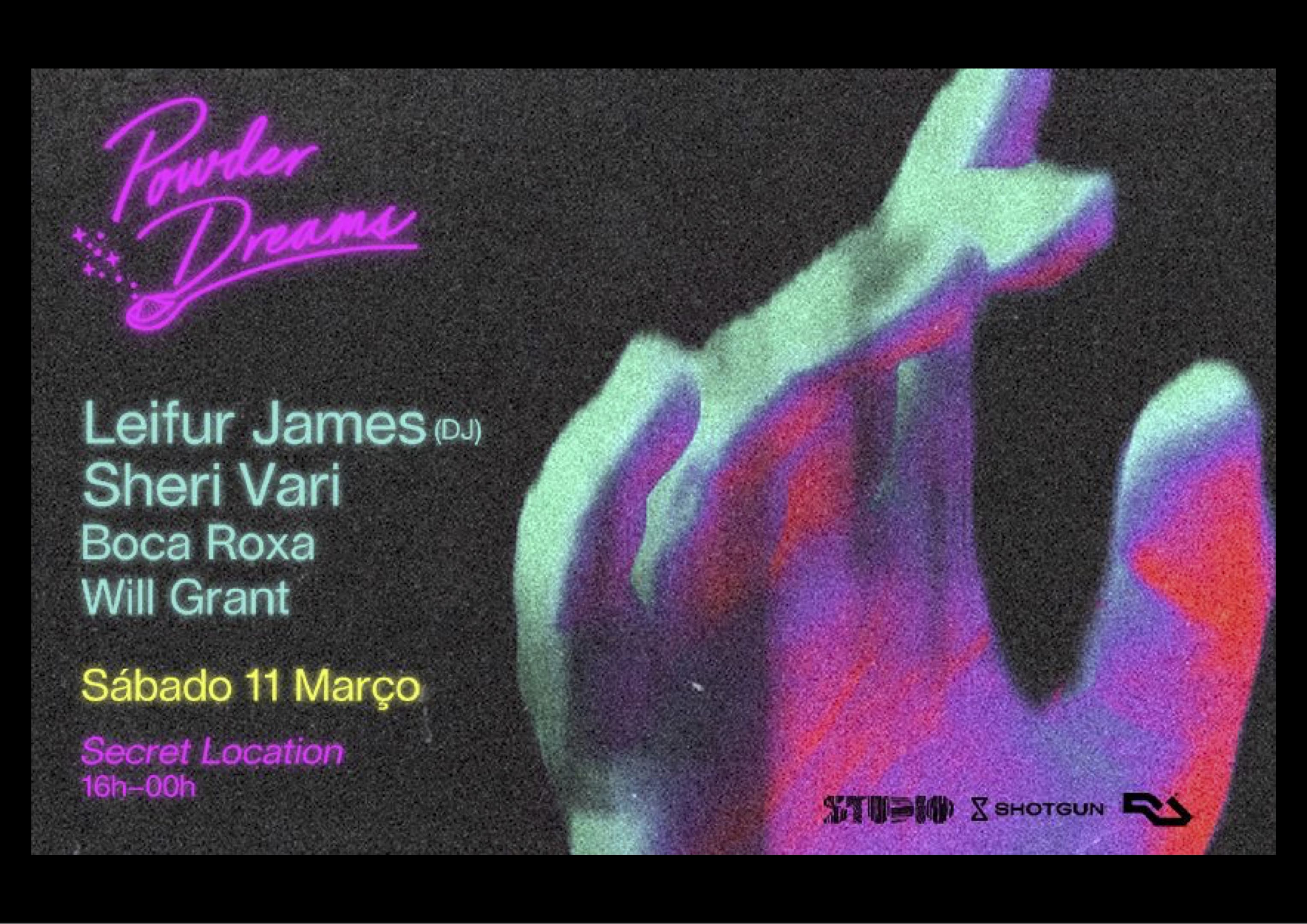 Powder Dreams  With Leifur James Cover