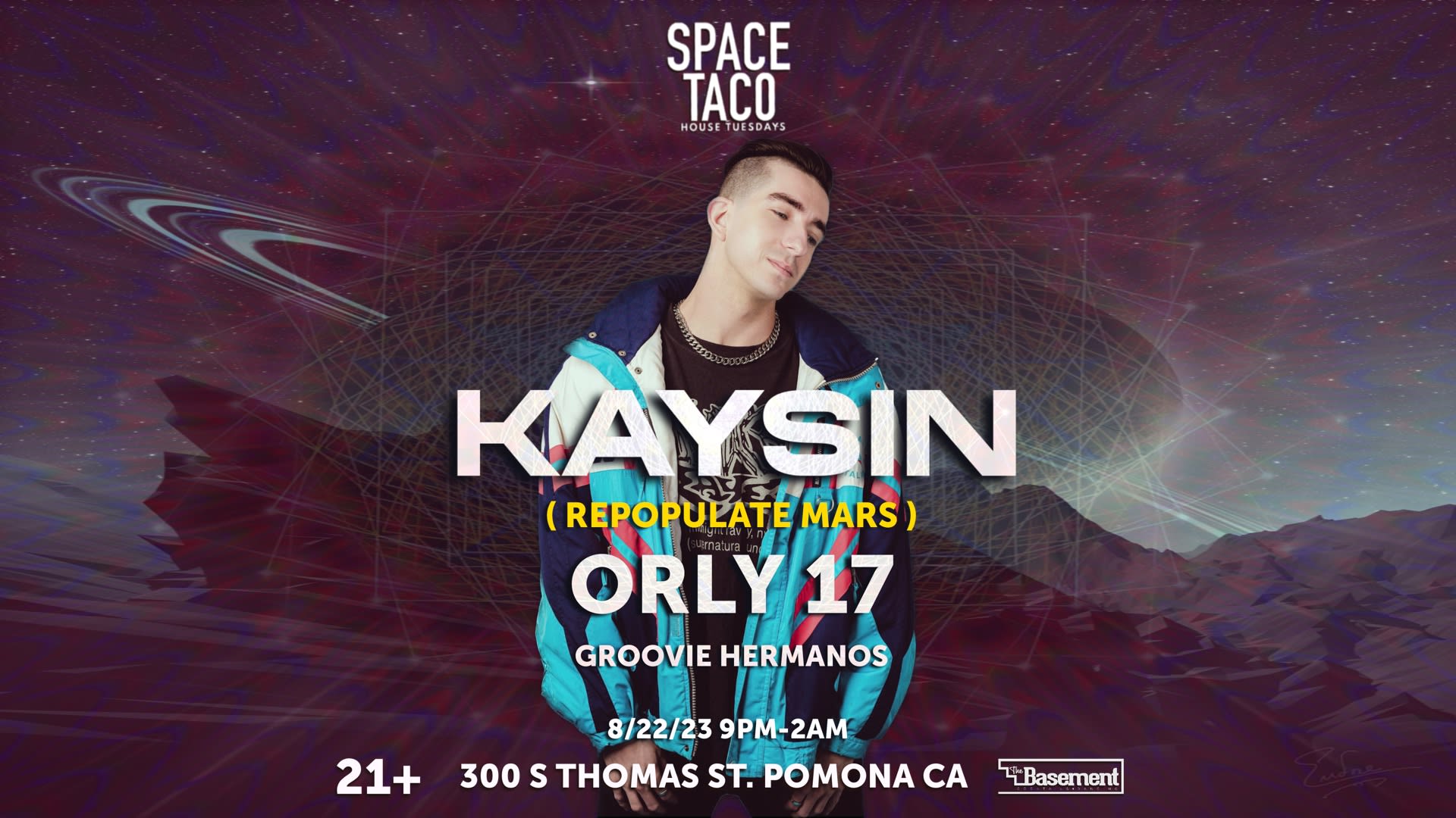 Space Taco !! W Kaysin (Repopulate Mars) Orly 17 + Cover