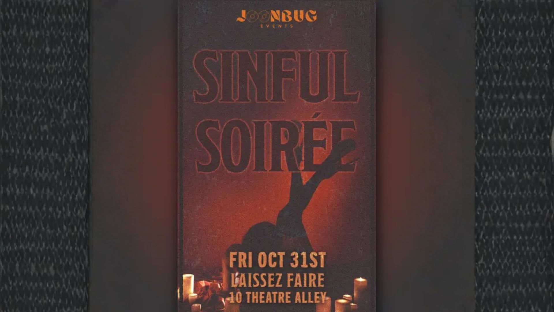 Laissez Faire's Sinful Soiree Halloween Night 10/31 Cover