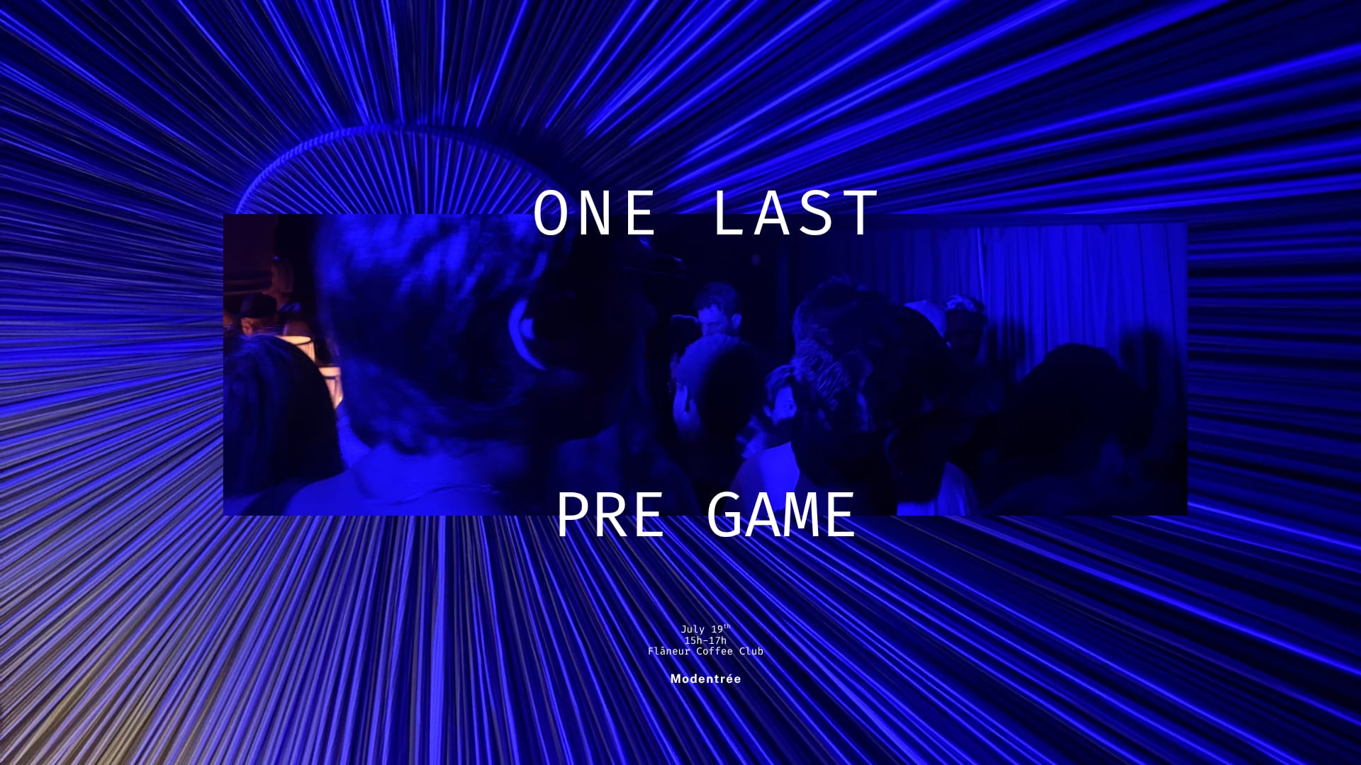 One Last Pre-Game Cover