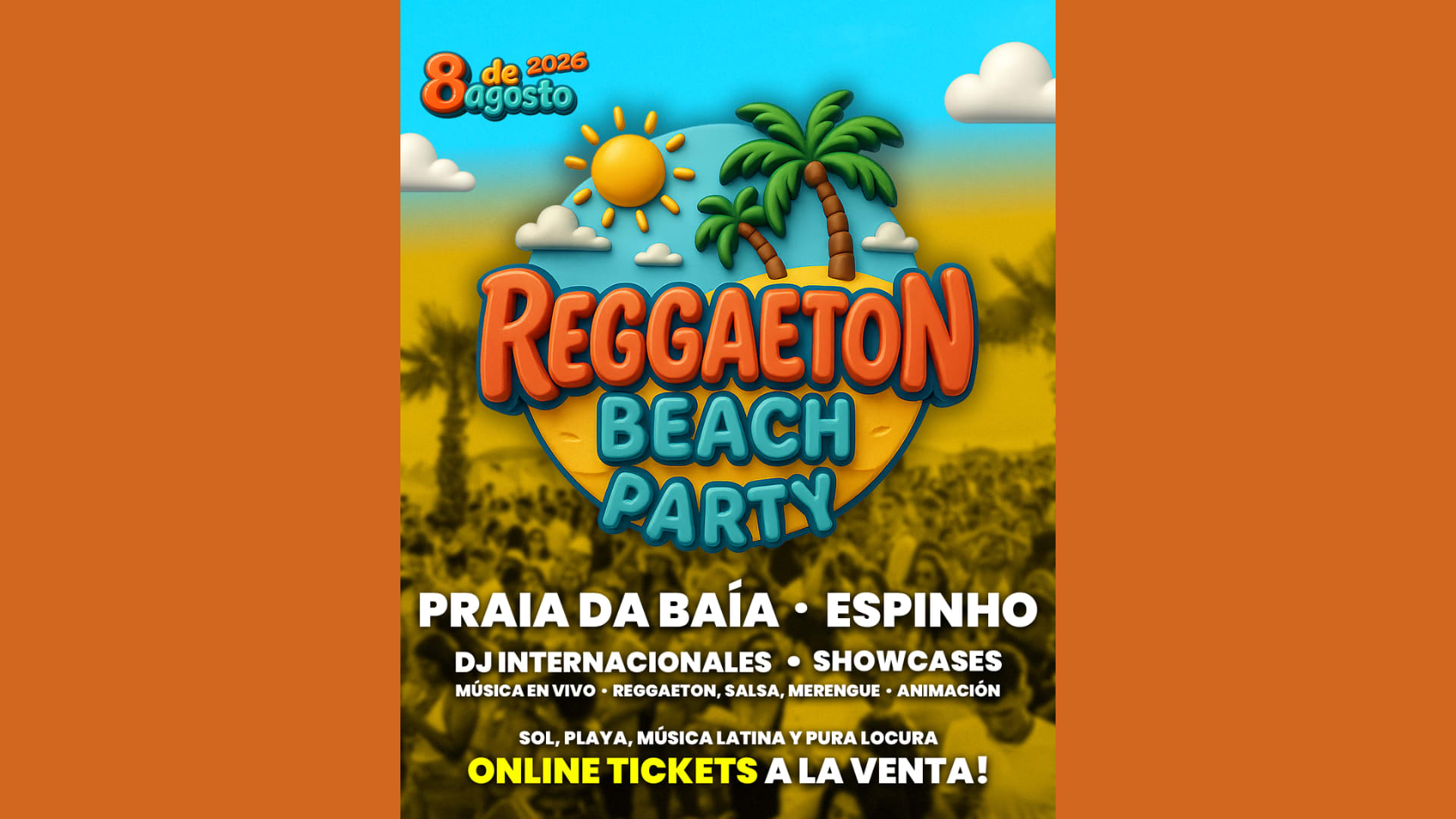 Reggaeton Beach Party: Porto - Praia Da Baía Cover
