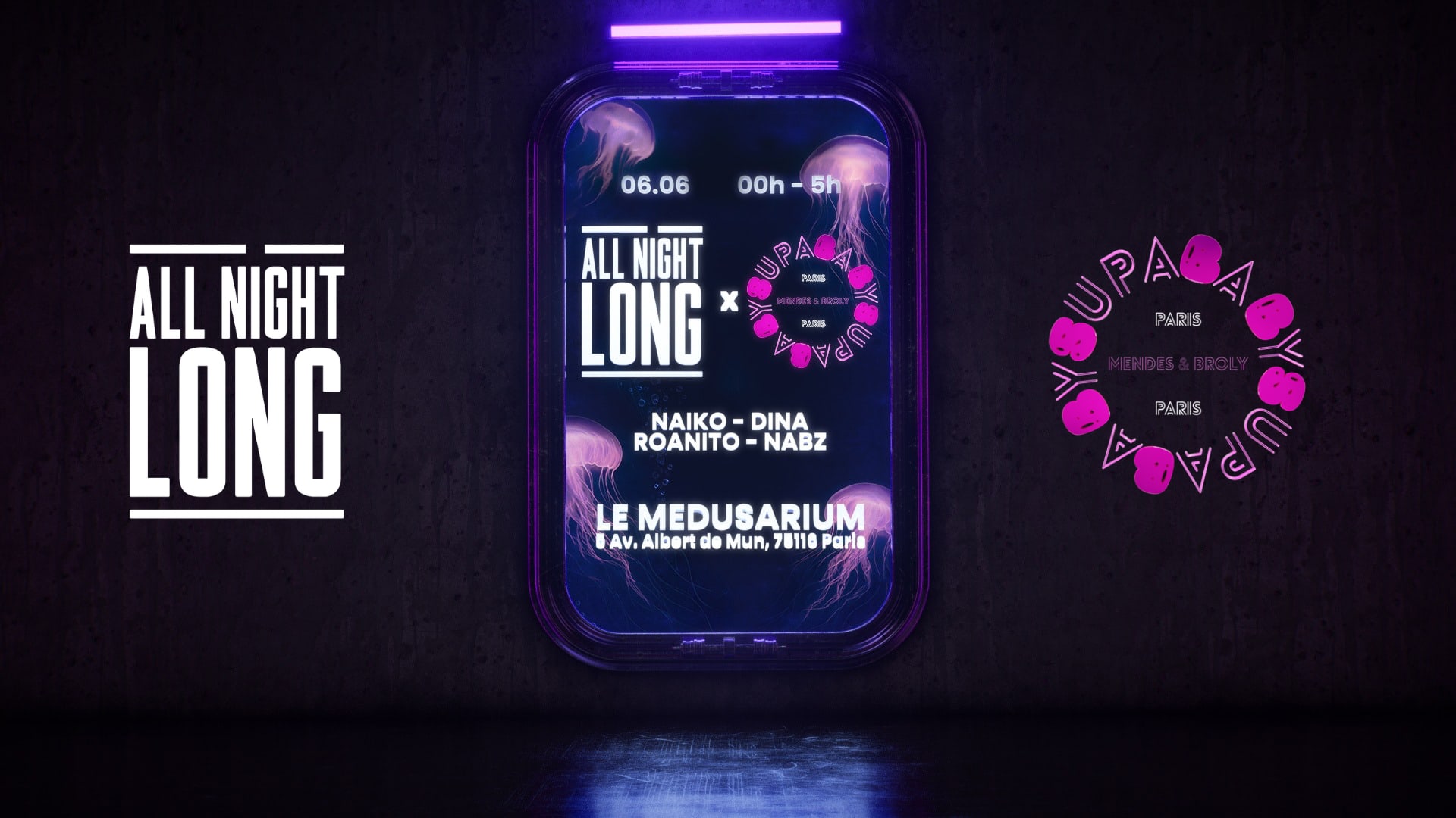 All Night Long X  Sbbparis - Medusarium Cover
