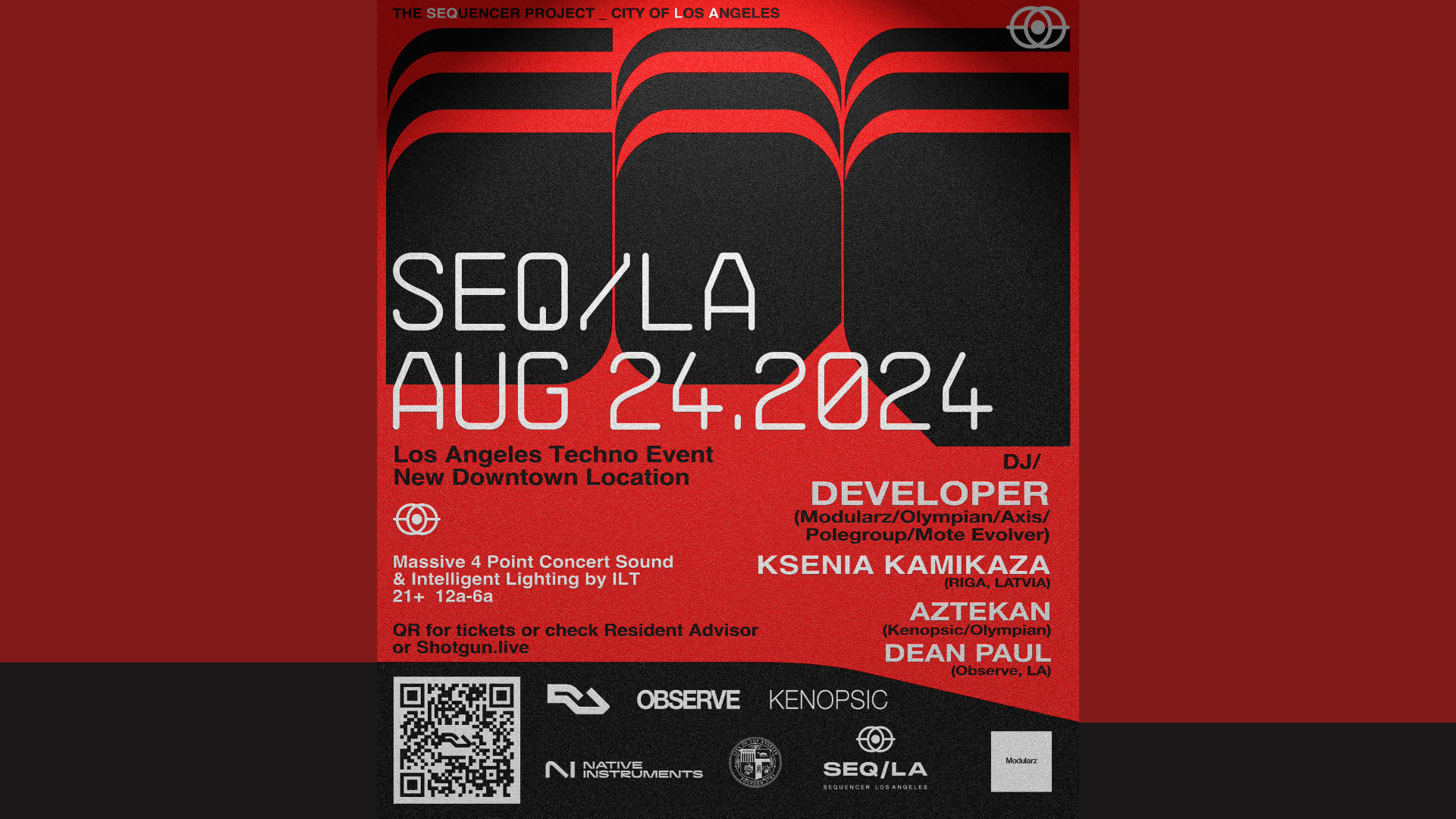 Seq/La Presents: Developer, Aztekan, Ksenia & Dean Paul Cover