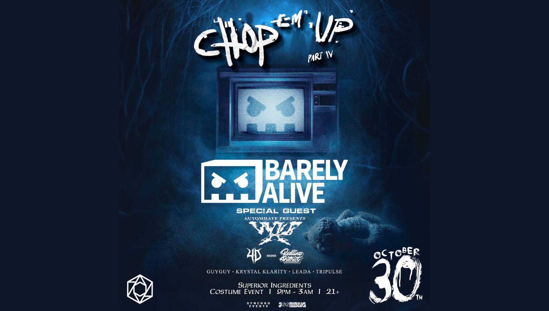 Brooklyn Halloween Superior Ingredients Nightlife 10/30 Cover