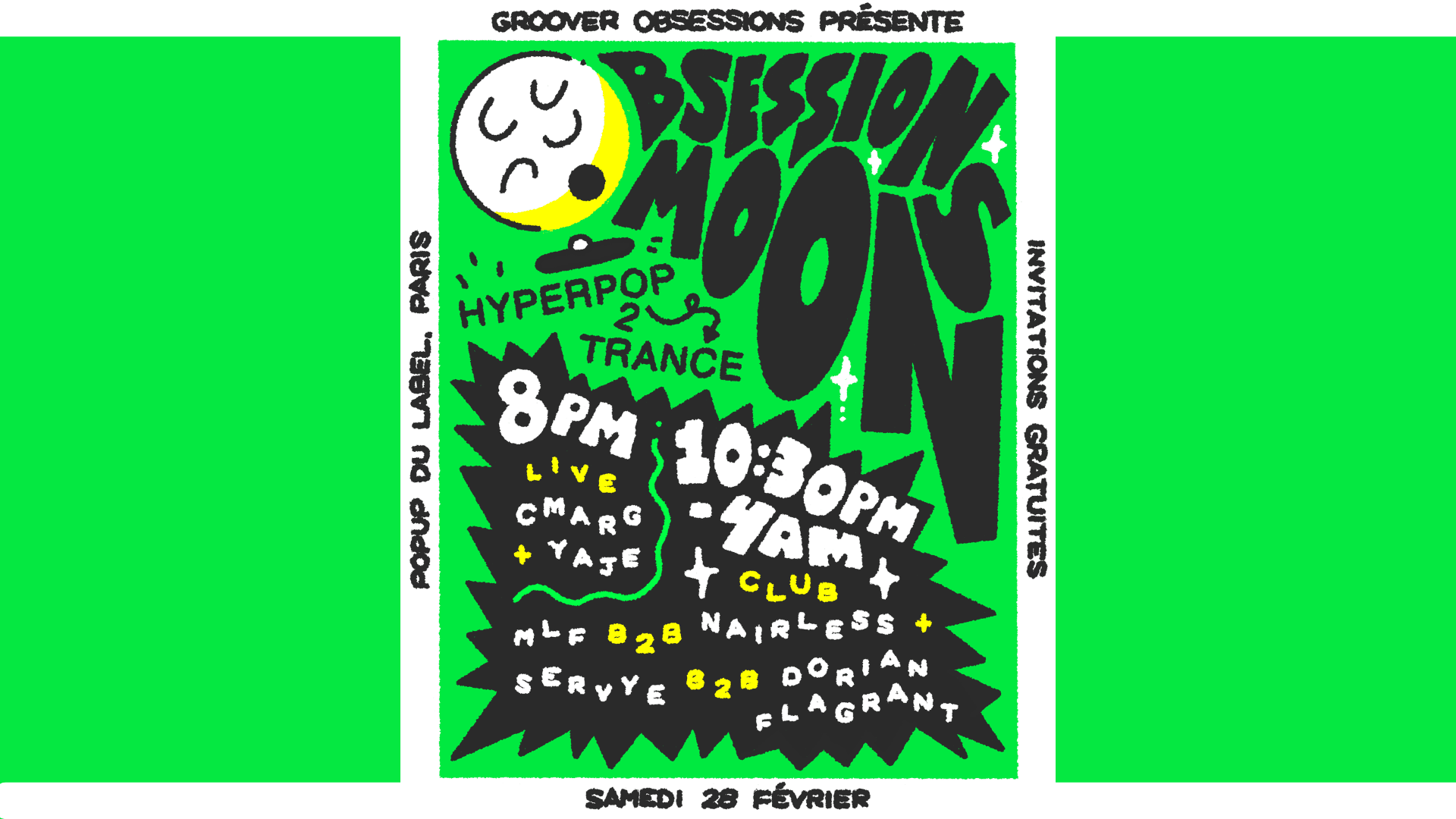 Obsessions.Moon: Hyperpop 2 Trance — Popup! Cover