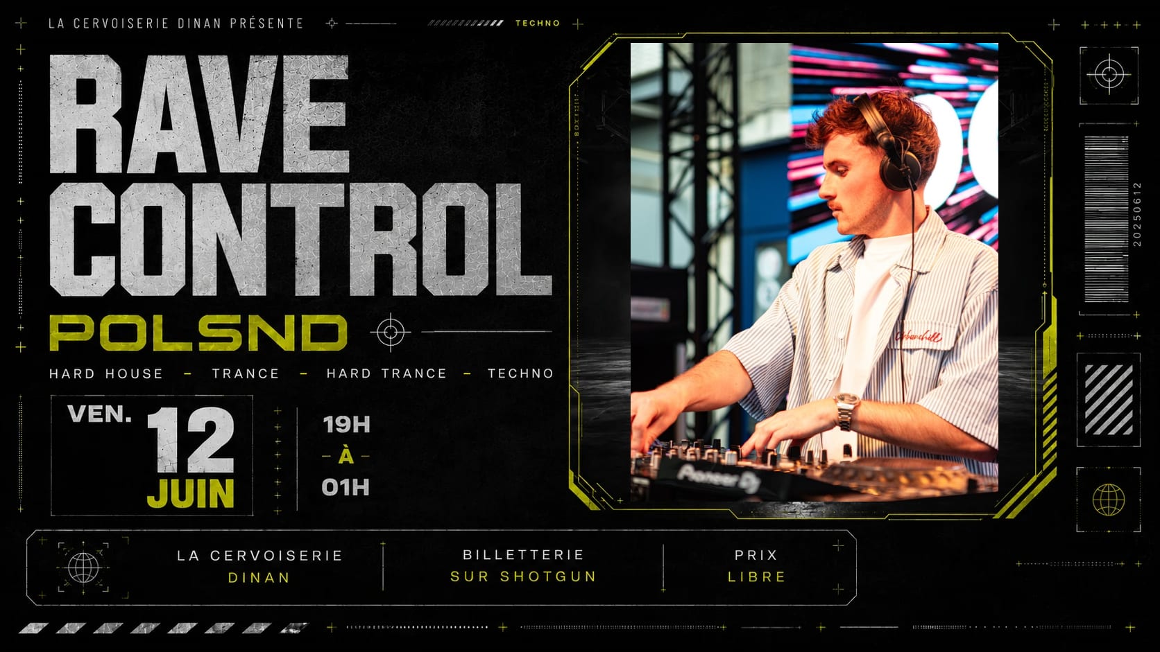 Rave Contrôl • Polsnd A La Cervoiserie Dinan Cover