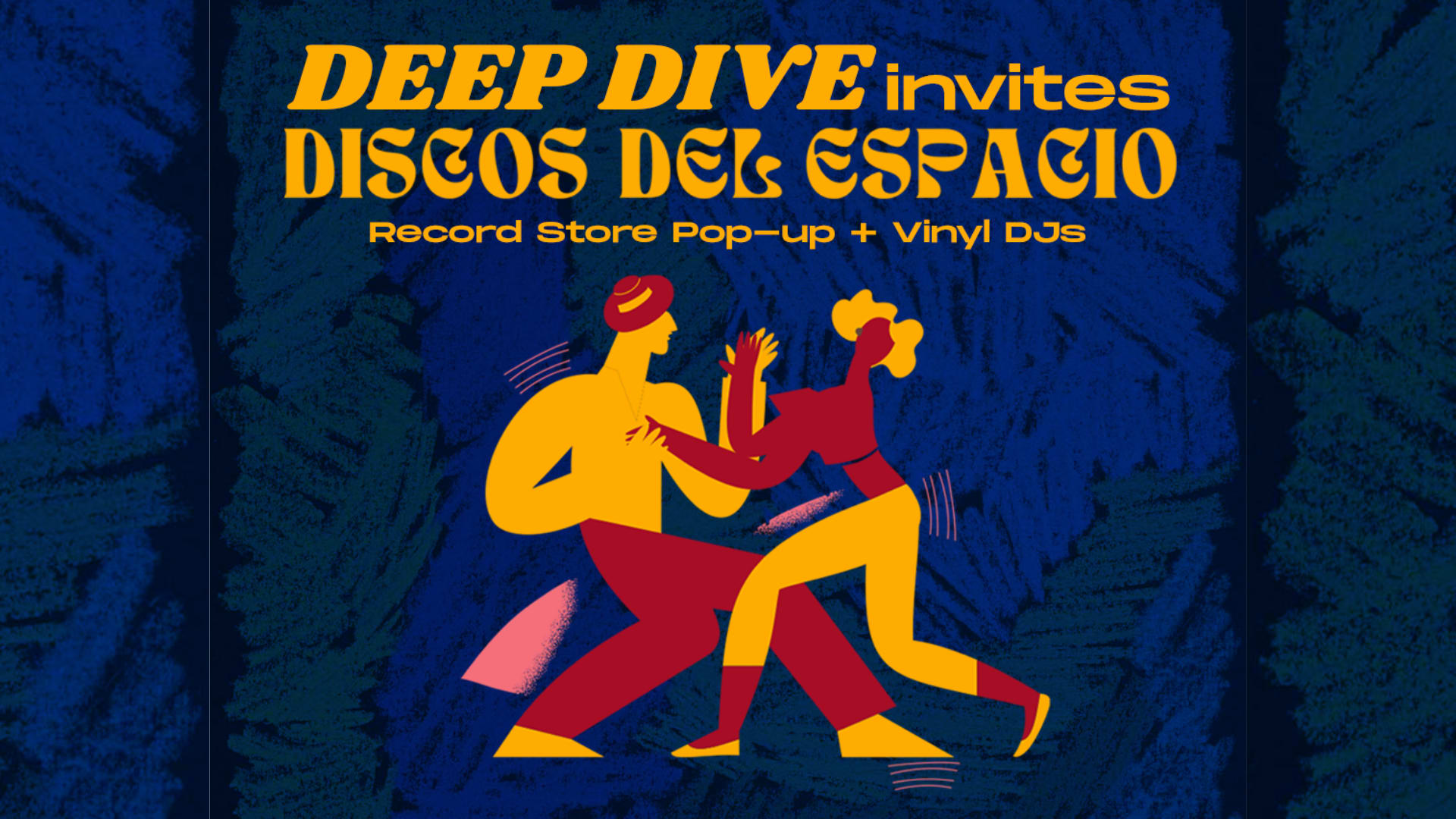 Deep Dive Invites - Discos Del Espacio Cover