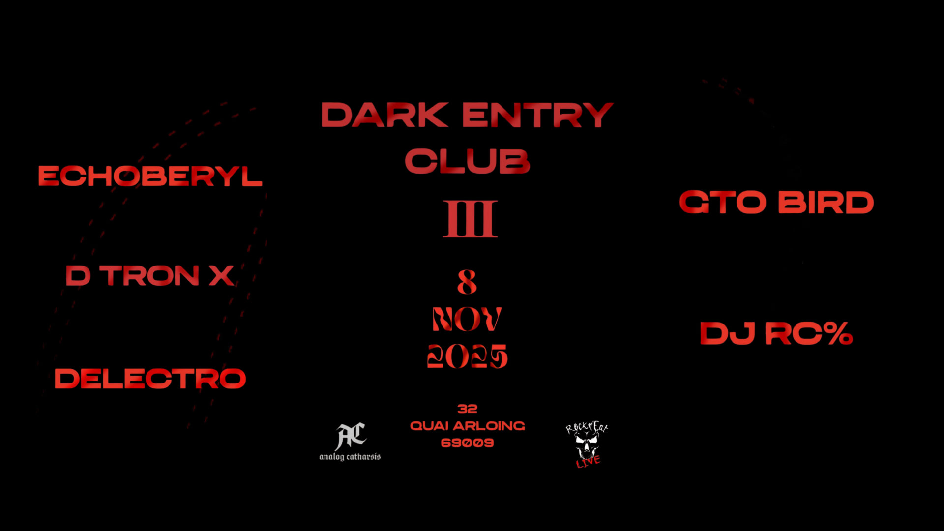 Dark Entry Club III - Echoberyl / D Tron X- Delectro & More Cover