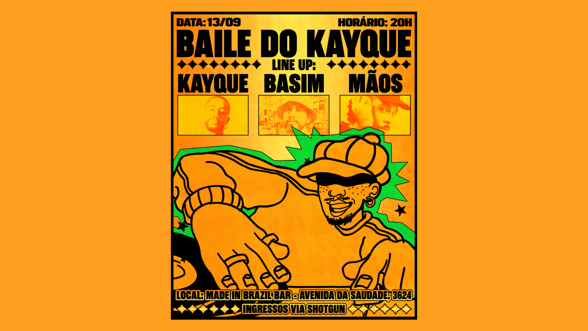 Baile Do Kayque Convida: Dj Basim E Dj Mãos Cover