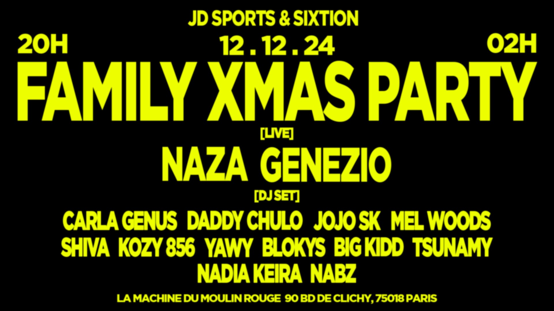 Jd Sports X Sixtion - Family Xmas Party Cover