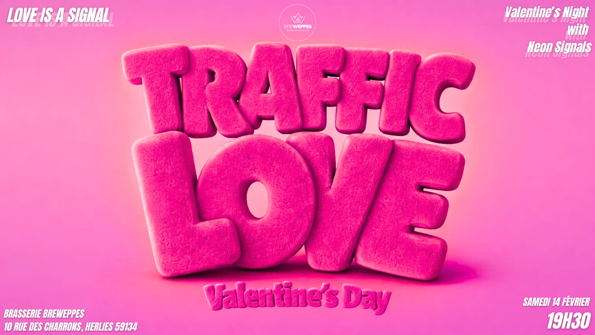 Breweppes : Traffic Love • Valentine's Day Cover