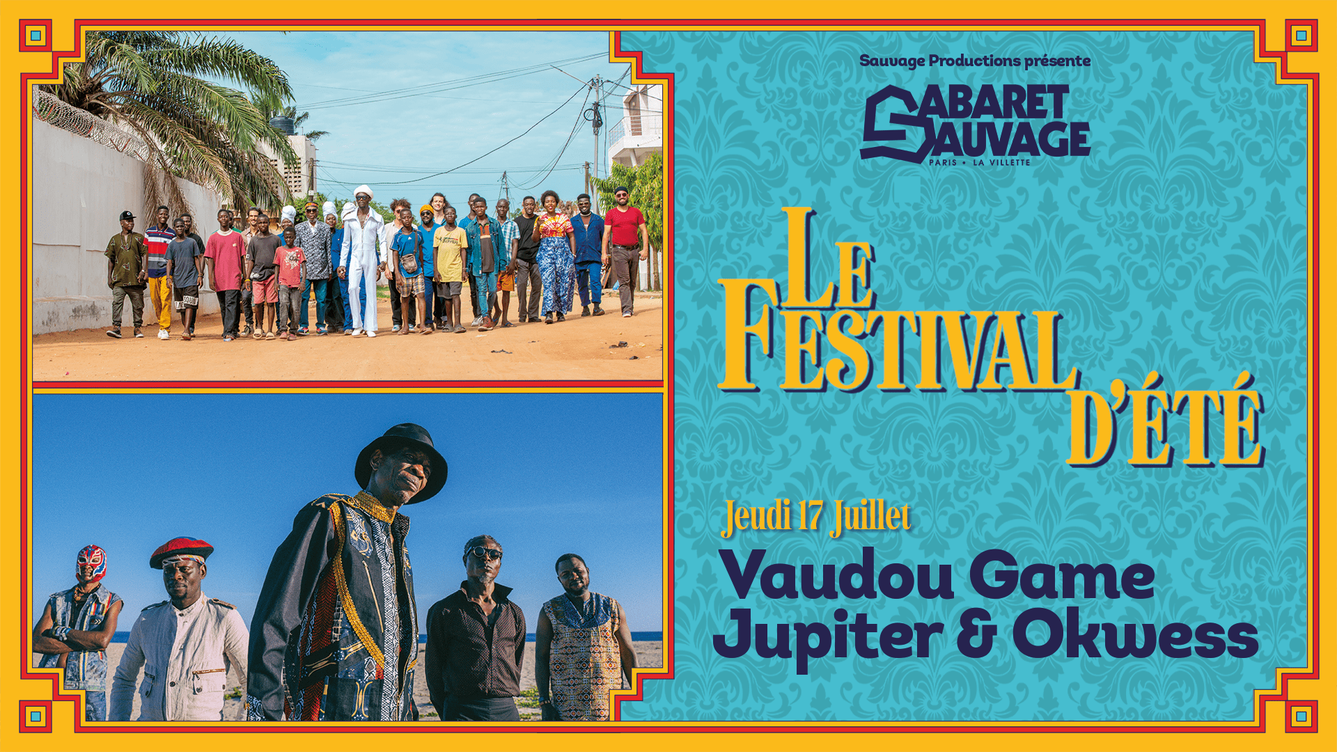 Festival D'été • Vaudou Game I Jupiter & Okwess • 17.07.25 Cover