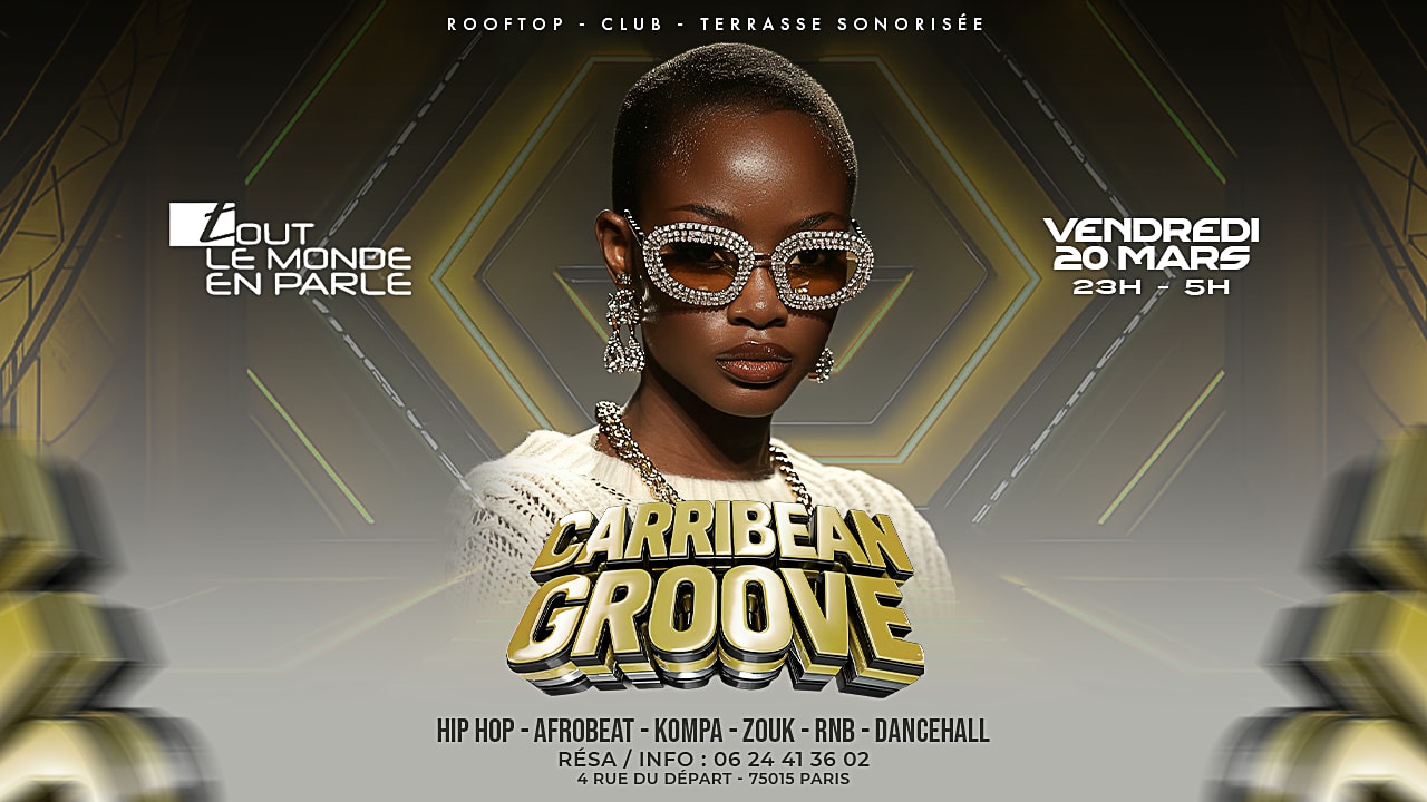 Soiree Caribbean Groove Club & Terrasse , Hiphop,Afrobeat Cover