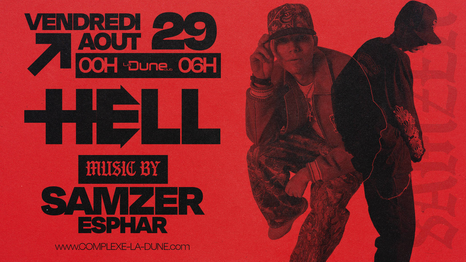 Samzer - Hell - Vendredi 29 Août Cover