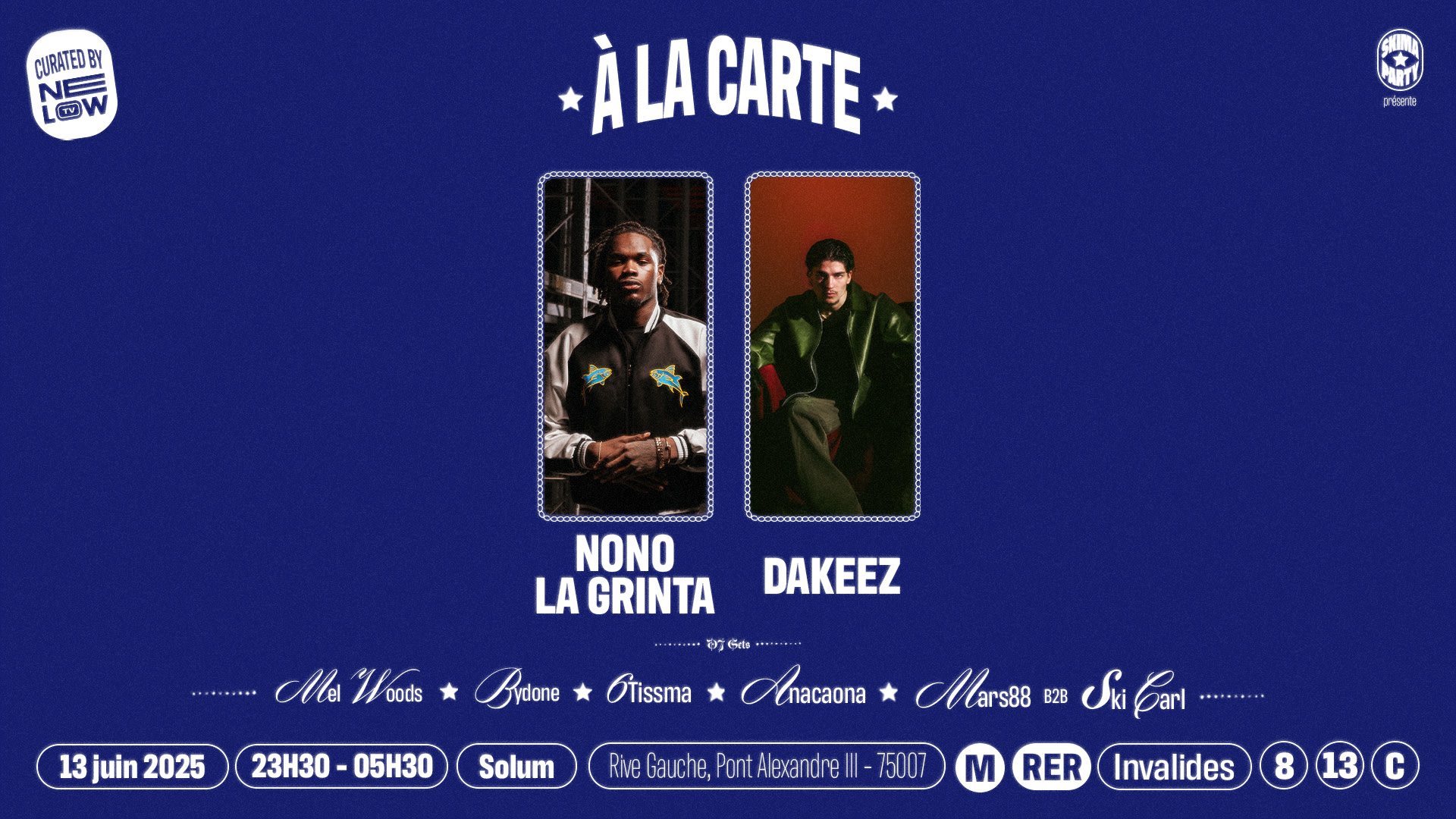 Nono La Grinta & Dakeez @Solum For A La Carte #2 Cover