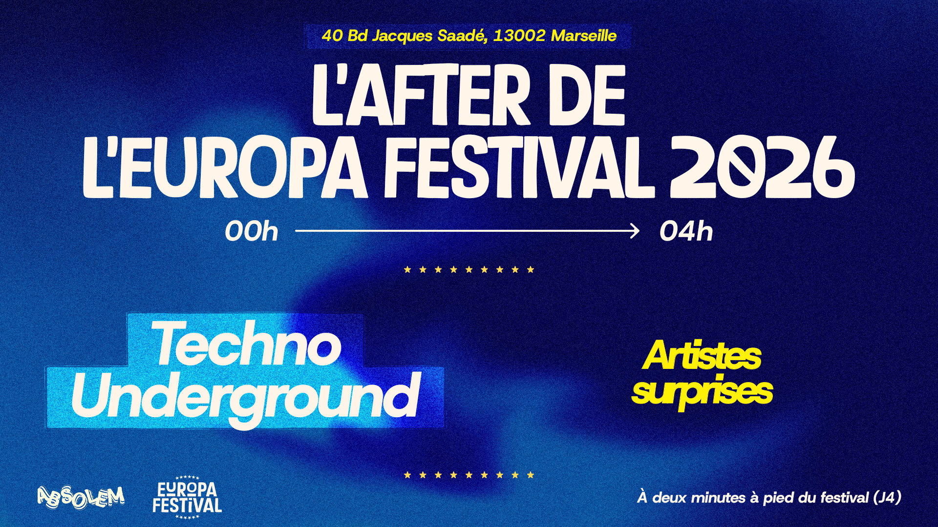 L'after De L'europa Festival À L'absolem Cover
