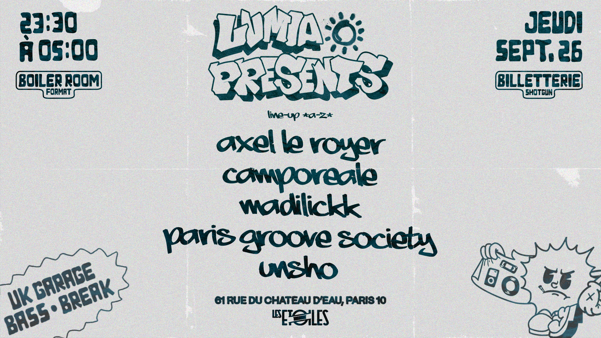 Lumia Presents #1 - Uk Garage / Bass / Break Cover