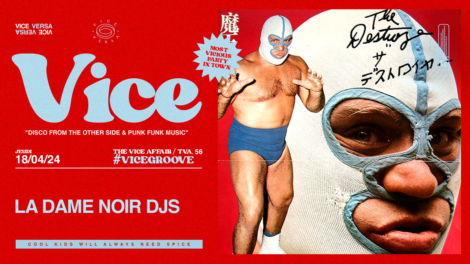 Vice : La Dame Noir Dj's Cover