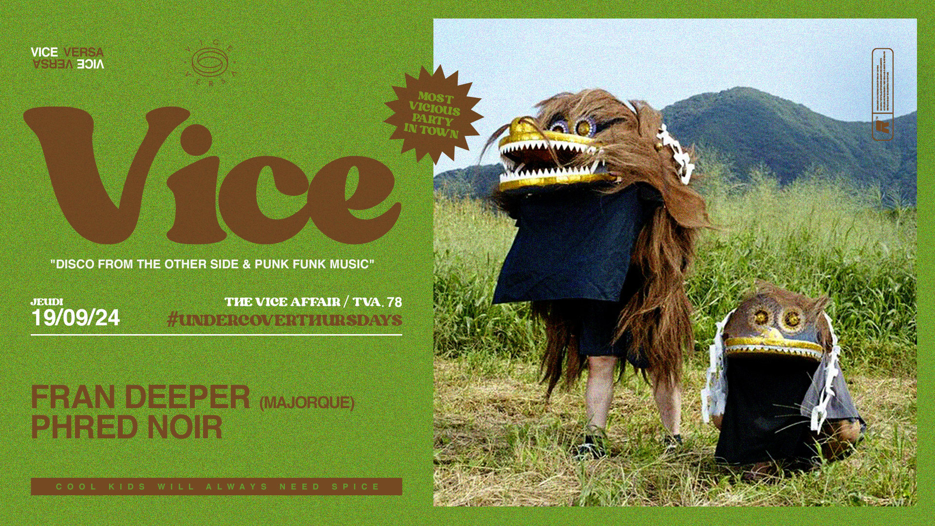 Vice : Fran Deeper & Phred Noir 19.09 Cover