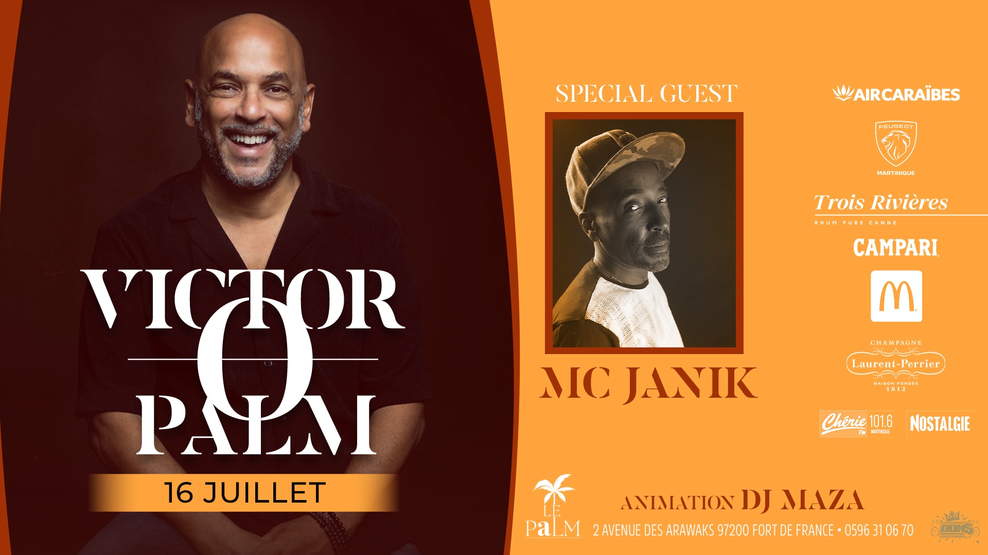 Victor O Palm Special Guest MC Janik Cover